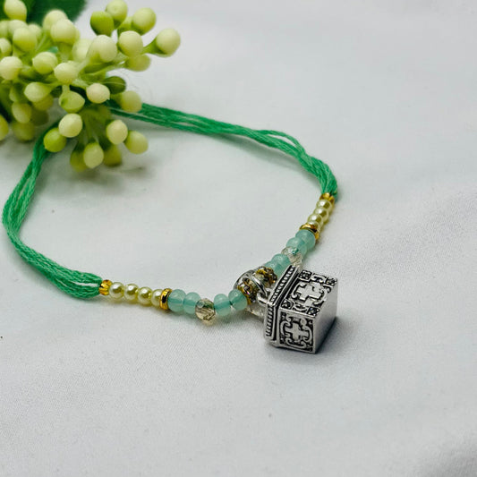 Silver Purse Lumba Rakhi 3