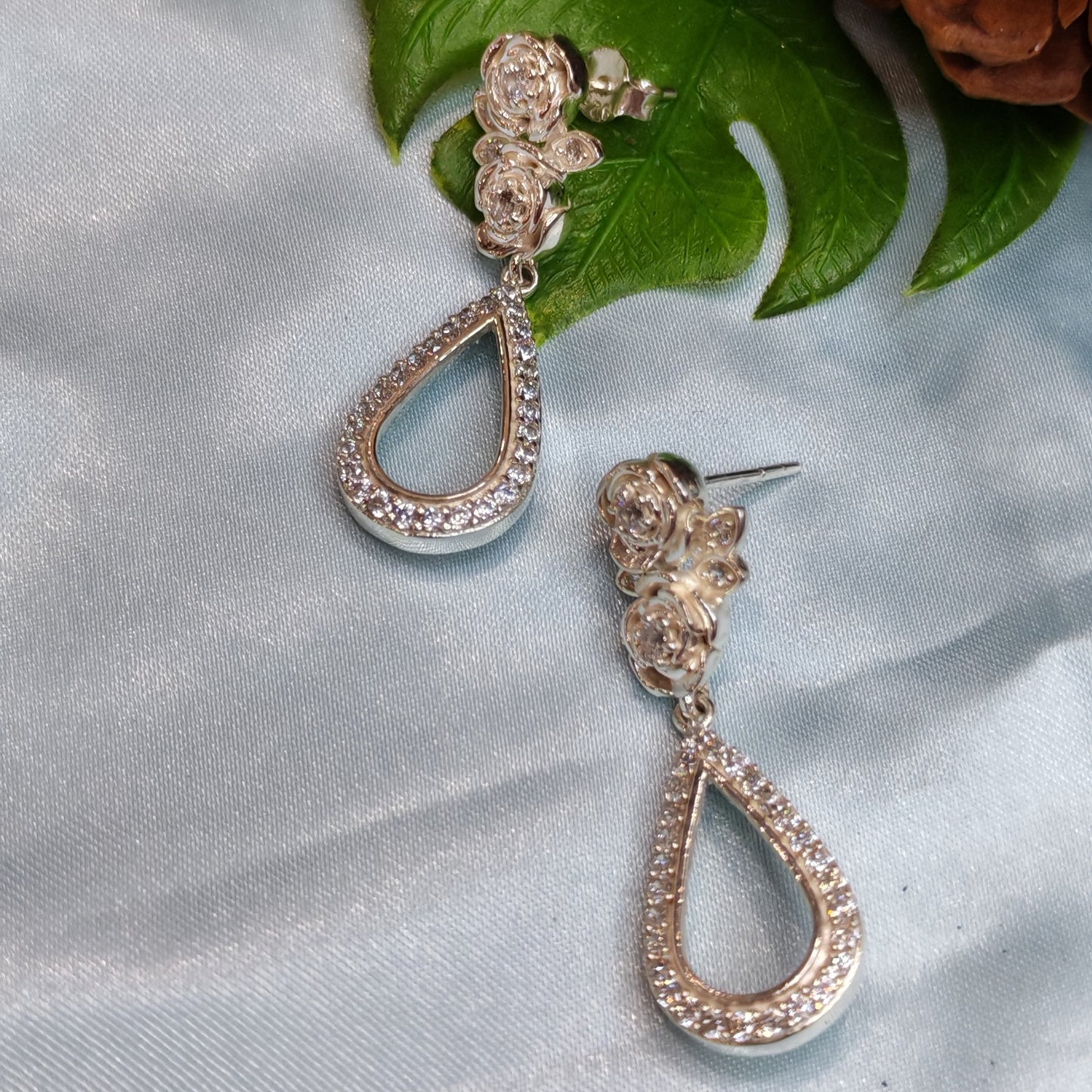 Rose Drop Earring