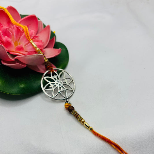 Silver Pendant Rakhi