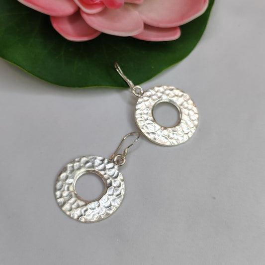 Silver Ring Earrings