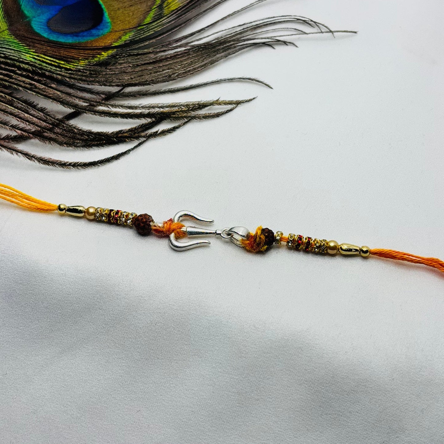Big Trishul pendant Rakhi